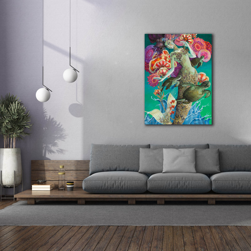 Highland Dunes «Rise Up» par David Galchutt, art mural sur toile, H 54 po x l 40 po x P 1,5 po