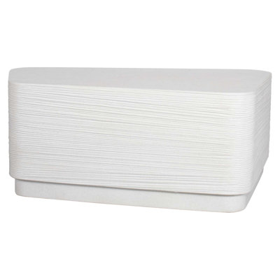 Uttermost Saltwater White Concrete Coffee Table
