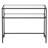Doynton Glass Top Console Table-1492310616-1567034657