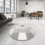 Tapis gris/rose/rouge contemporain-234228719