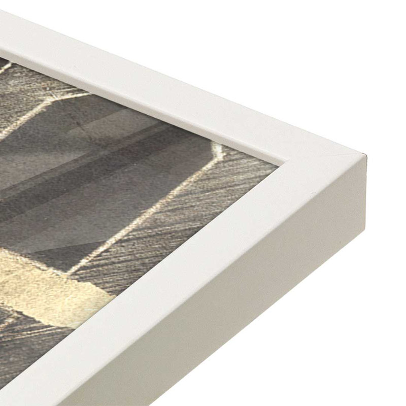 «Trellis Pattern I» par Ethan Harper, reproduction d'art sur toile, Impression sur cadre ouvert sans papier mat, Blanc