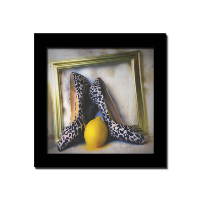 Chanson de citron par Hal Halli. Impression sur papier - Montée et encadrée avec de l'acrylique transparent
