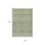 Tapis extérieur lavable à motif de chevrons vert et ivoire 10 pi x 14 pi