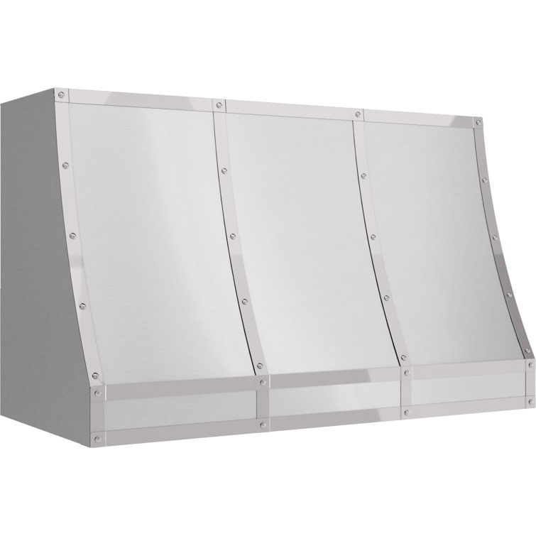 Designer Zephyr Forte 48 In. Wall Mount Custom Range Hood In Stainless Steel BODY ONLY