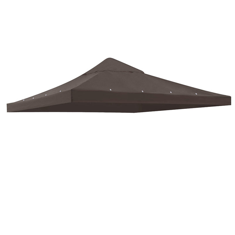 Auvent de remplacement, Brun, 9,76 pi x 9,76 pi