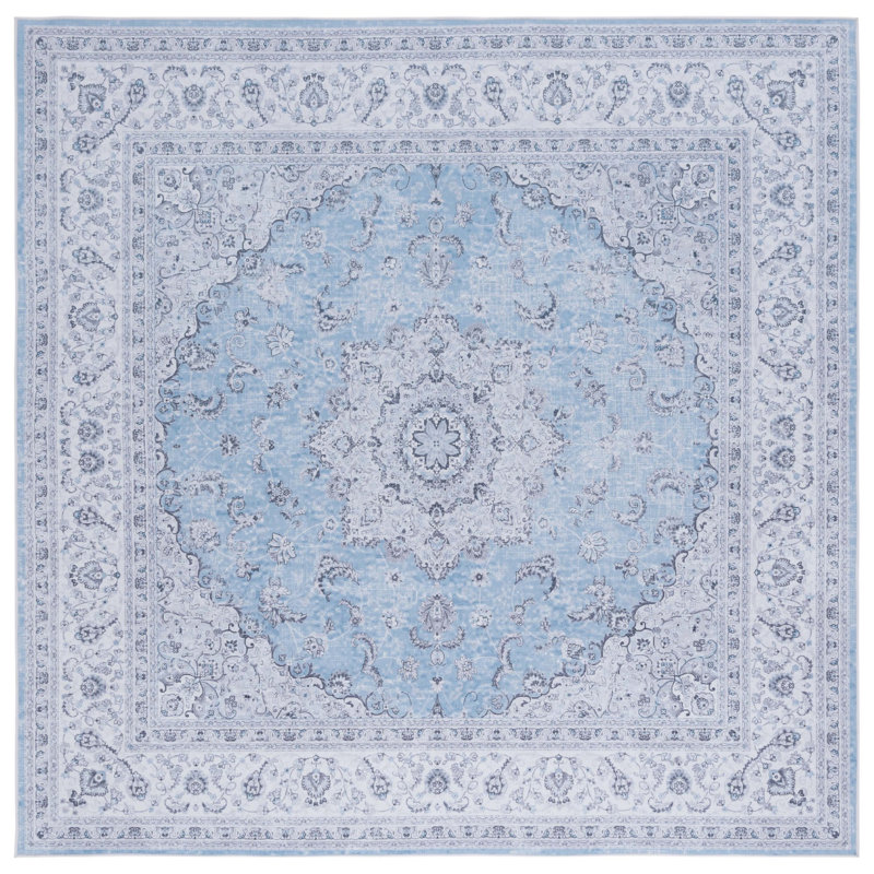 Tucson Performance Machine Washable Oriental Rug, Square 6'