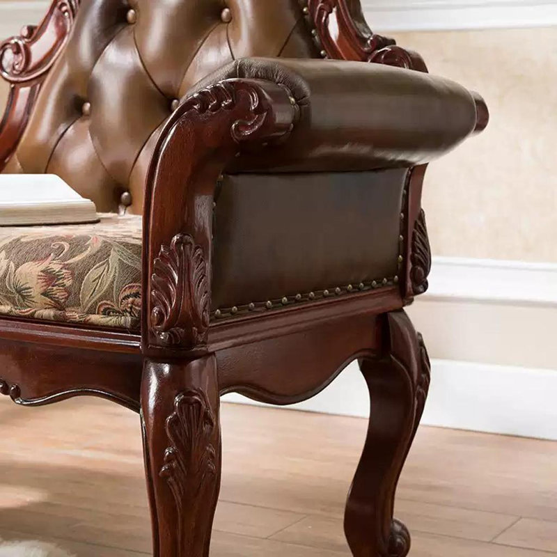 Chaise longue en similicuir durable, Orienté à droite
