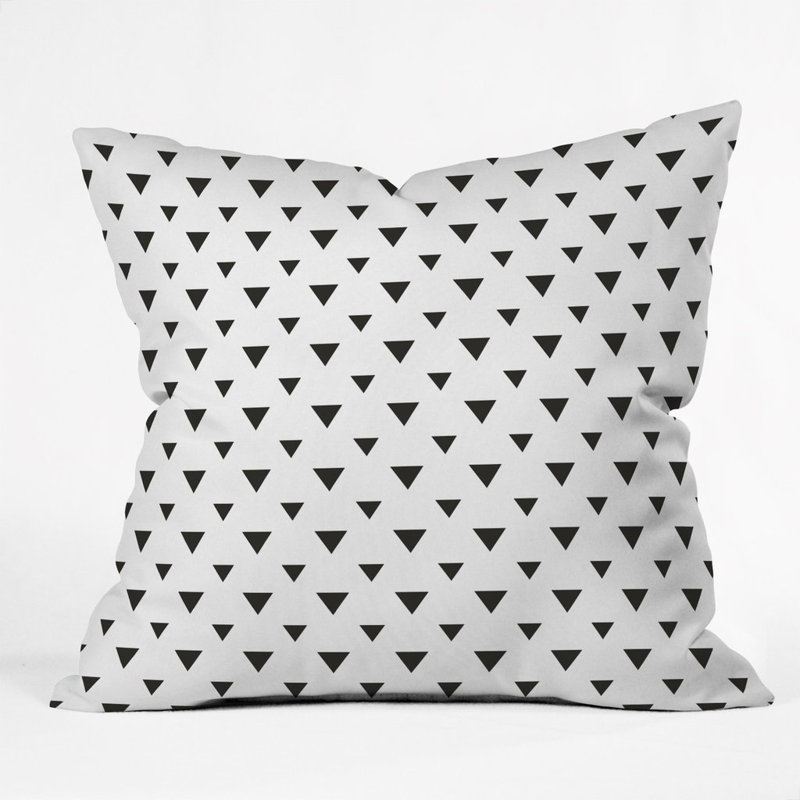 Upside Down Triangles Euro Pillow
