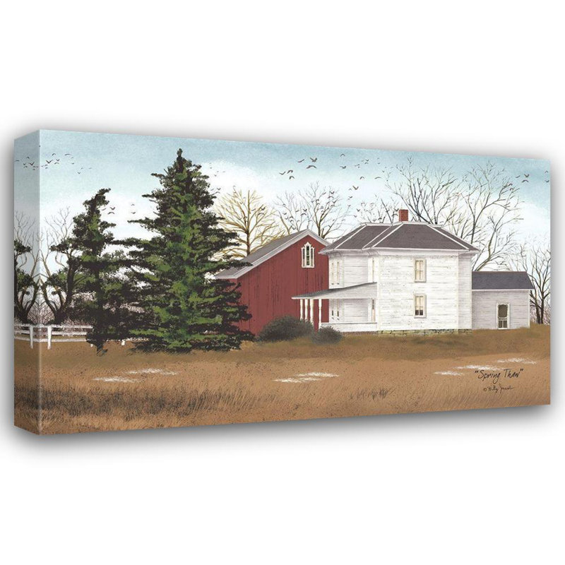 «Red Thael Studio® Jacobs», art sur toile tendue par Billy Gallery: Spring Thaw, H 30 po x l 48 po