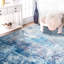 Tapis en faux cachemire dégradé bleu dégradé-1454455284