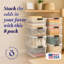 Ensemble de bacs de rangement en plastique