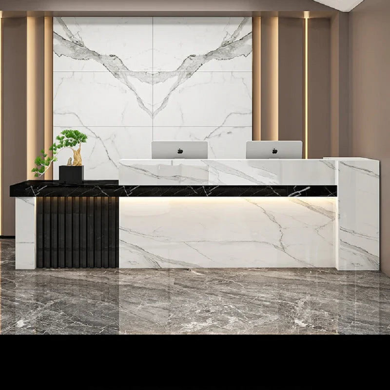 Clero Executive Desk, Black, Left