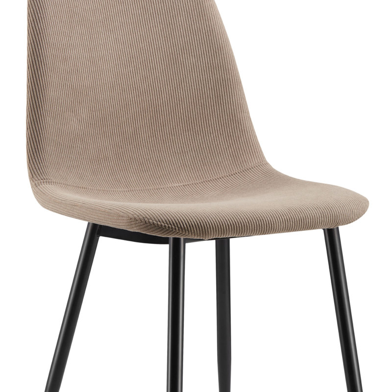 Cavell Upholstered Dining Chairs, Beige