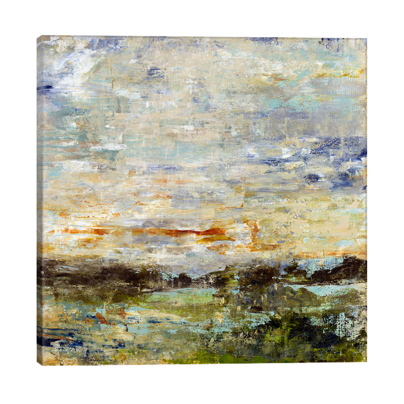 Hillside View by Julian Spencer - Wrapped Canvas Painting, 66.04 cm H x 66.04 cm W x 1.91 cm D