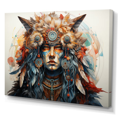 Art amérindien Visions Of Shamans I - Art amérindien, art encadré