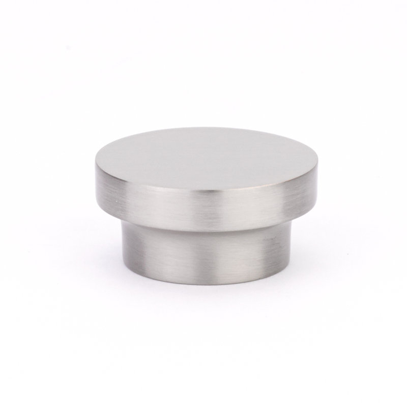 Urban Modern Mushroom Cabinet Knob, Flat Black