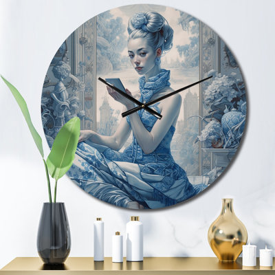 Horloge murale en métal