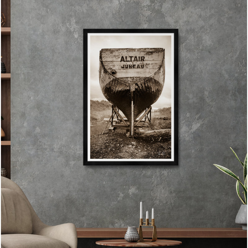 Altair Juneau In Sepia Print by Tim Klein