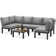 6 - Person Modular Patio Conversation Sets with Cushions