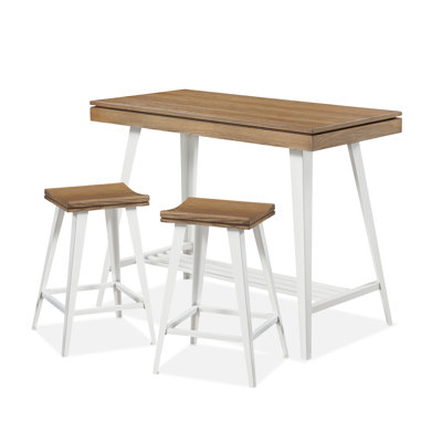 Meddard 2 - Person Trestle Dining Set