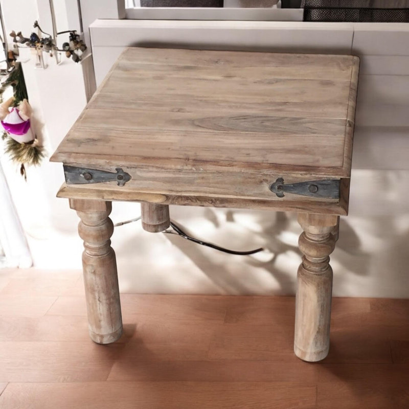 Seavy Solid Wood End Table