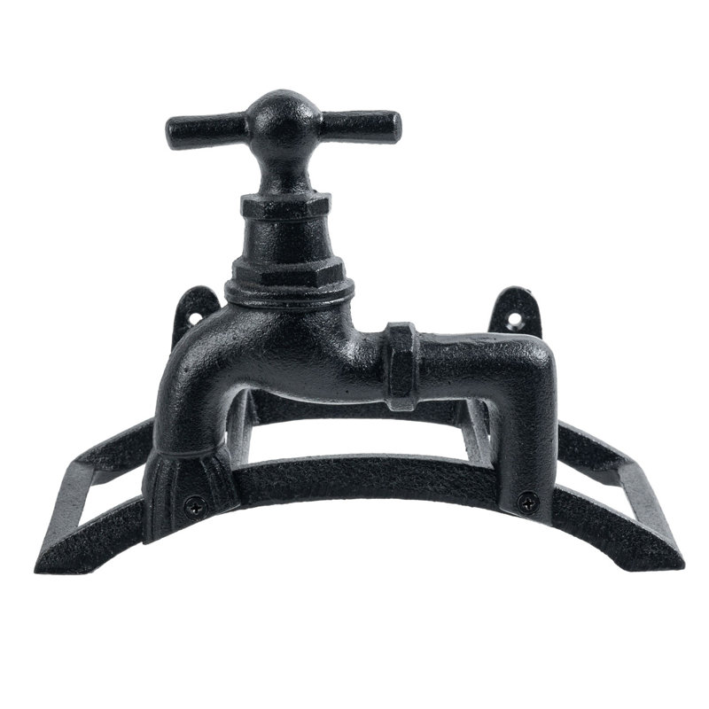 Iron Garden Cast Hose Reel Holder