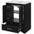 Northridge 24'' Bathroom Vanity With Ceramic Sink Combo, Modern Freestanding Storage Cabinet-1415647566