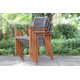 Fleur 76'' Rectangular 7 - Person Outdoor Dining Set