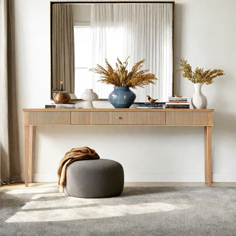 Retro Minimalist Practical Console Table