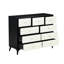 Commode noire 9 tiroirs Boards