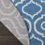 Tapis géométrique bleu / ivoire Kardinya-307564946