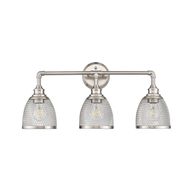 Hallan Dimmable Vanity Light, 3, Chrome