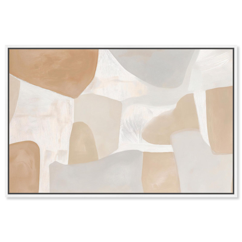 «Two Compositions II Boho», reproduction d'art sur toile par Art Remedy, H 10 po x l 15 po, Toile tendue avec châssis