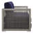 Aura Outdoor Patio Wicker Rattan Loveseat In Gray Navy-980819768