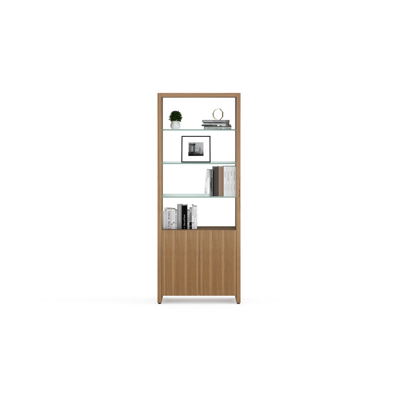 Linea Double Shelf, Natural Walnut
