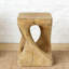 Table d'appoint à texture de bois-1637972636