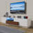 Jamah Modern LED TV Stands with Storage Entertainment Center