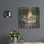 Art mural en métal luxueux «Open Season Campfire» par Art Licensing Studio, 24 po x 24 po-115220718