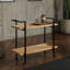 Chariot-bar industriel moderne avec roulettes et tablettes-1636319637