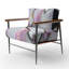 Cress - Fauteuil d'appoint rembourré en marbre-183774948