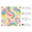Abstrait abstrait rétro des années 70, motif hippie Groovy-1406476531