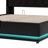 Upholstered Bed, 360 Surround LED Function, Buttons/Apps/Remote Control, Hydraulic Storage Bed With USB Type-C Charging-906628123-920729830