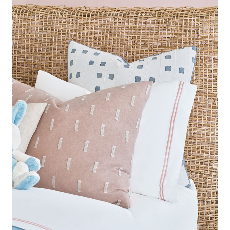 Enzo Egyptian Cotton Percale, King Pillowcase, Bloom
