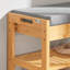 Fresnel 6 Pair Shoe Storage Bench