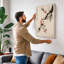 Moonlit Cherry Blossom Japandi - Wrapped Canvas-1986585169-1986585176