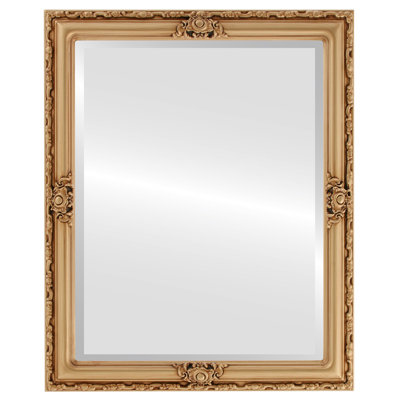 Valrie Wood Frame Rectangle Wall Mirror