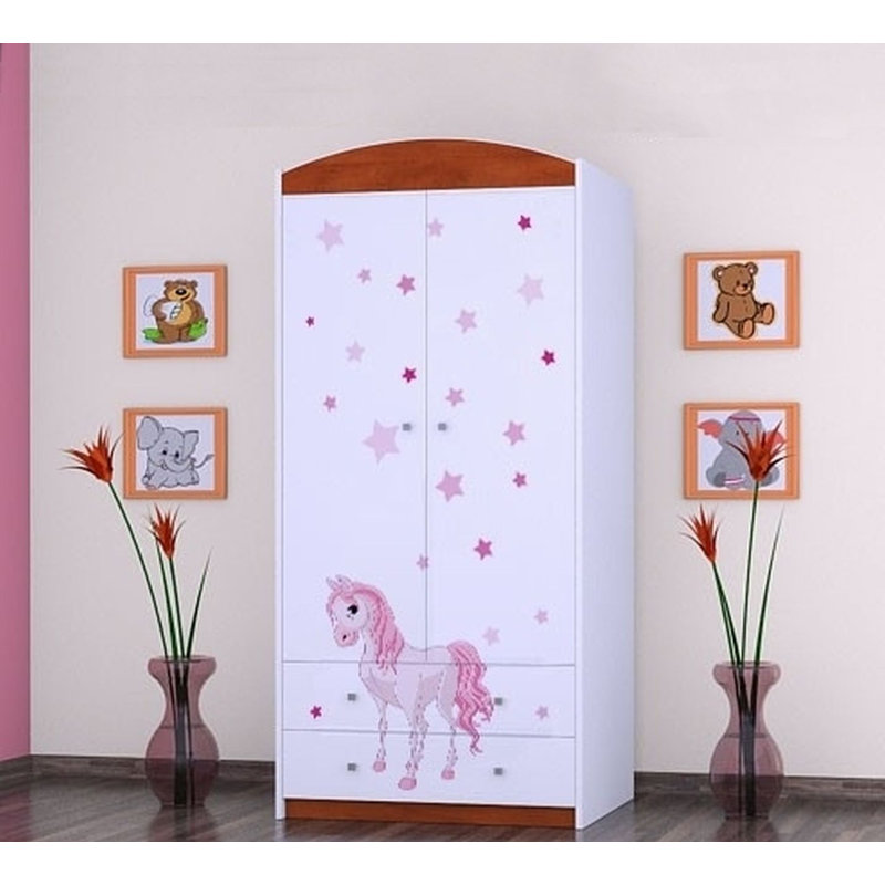 Maguire 2 Door Wardrobe, Red