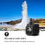 Outdoor Metal Waterfall Fountain with Lights