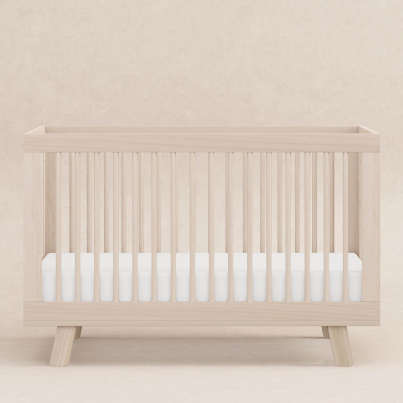 Hudson 3-in-1 Convertible Crib, Washed Natural