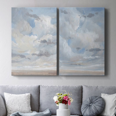 Sky Blue I -Premium Gallery Wrapped Canvas -Ready to Hang